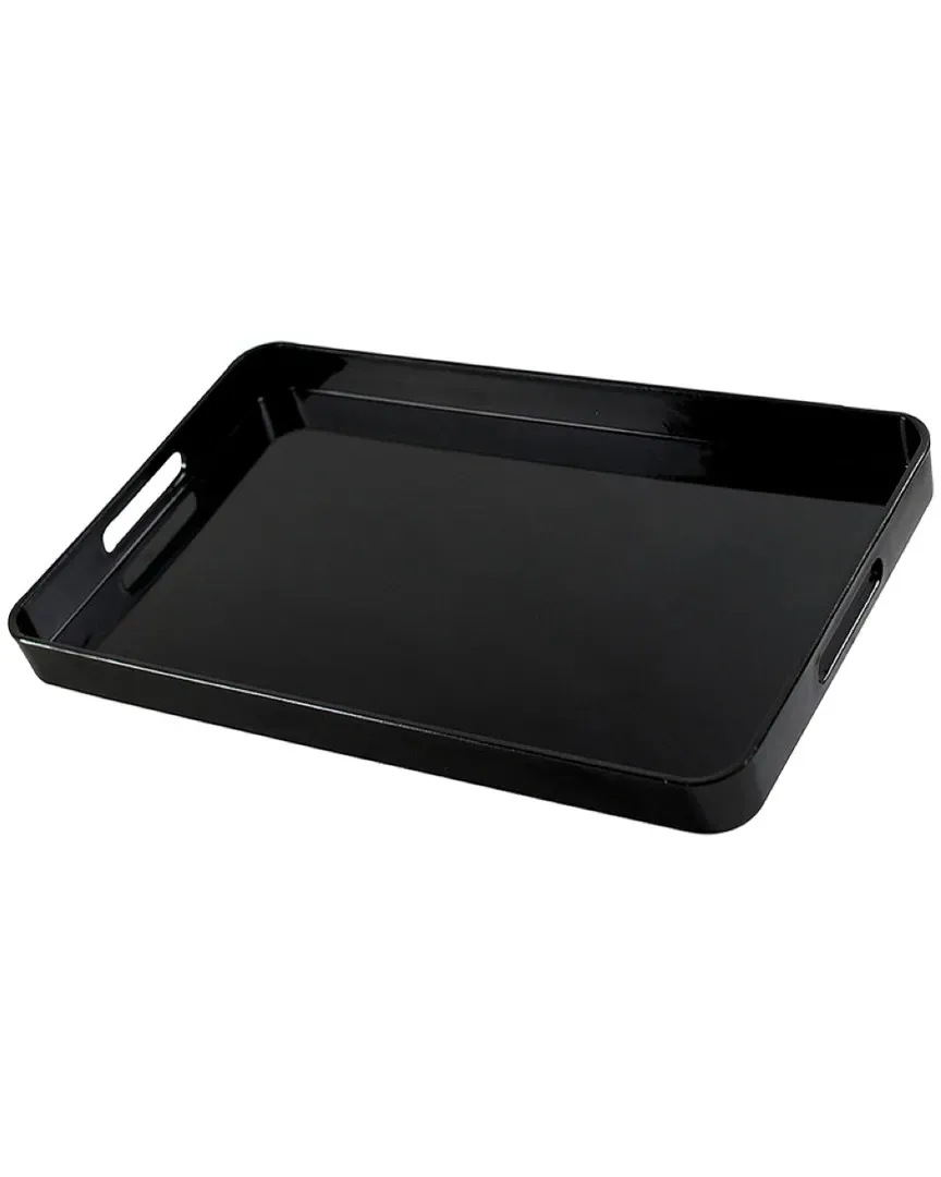 10 Strawberry Street 19in Serving Tray - Black image