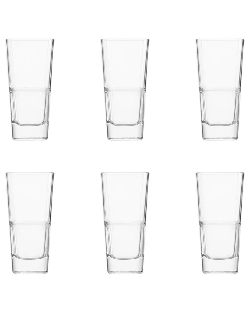 Palladio Set of 6 Stackable Hiball Glasses - Clear