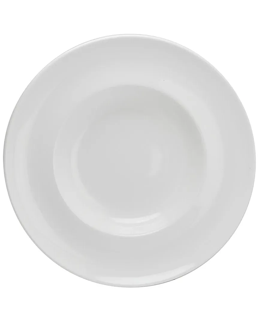 Ricard Set of 6 Pasta Bowls - White, Porcelain