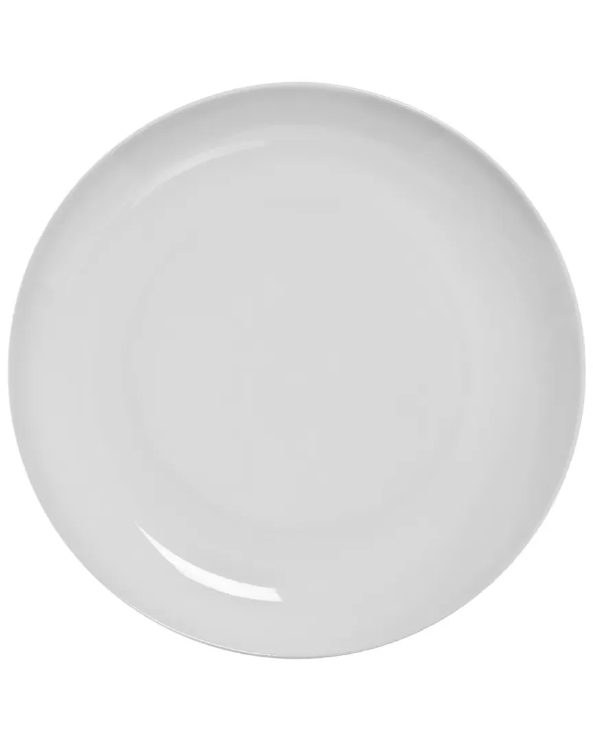 Royal Coupe Set of 6 Dinner Plates - White, Porcelain
