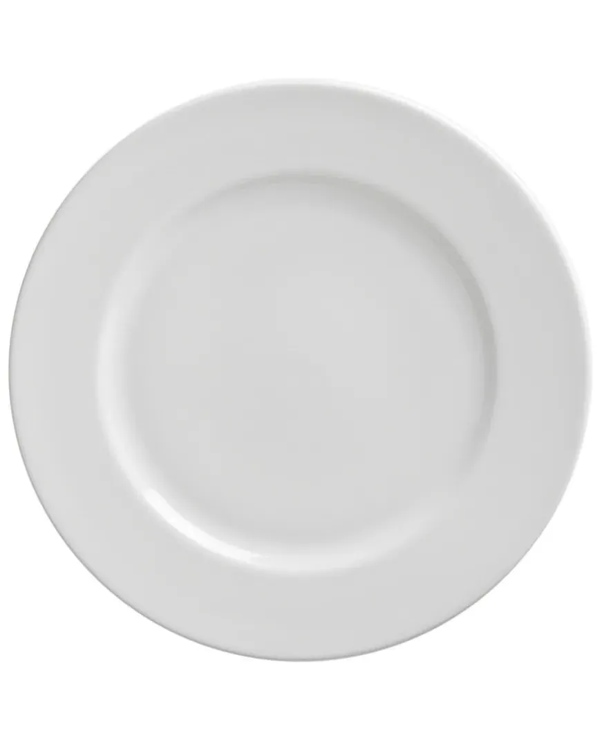 Set of 6 Luncheon Plates - White, Porcelain image