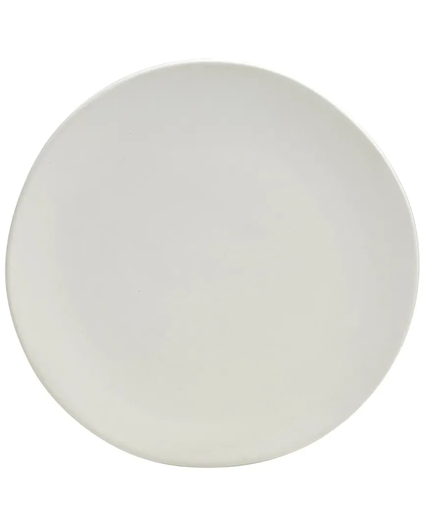 Set of Six Wave Bread & Butter Plates - Matte White image
