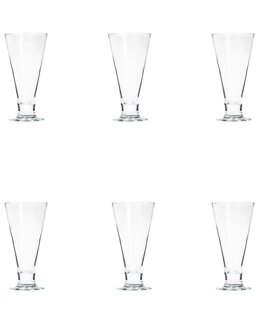 Vicenza Set of 6 Sundae Dishes - Clear Glass