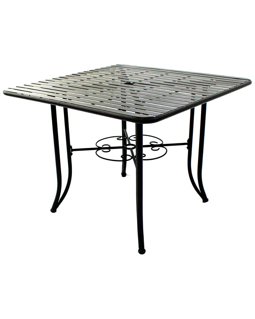 French Quarter Outdoor Dining Table - Black image