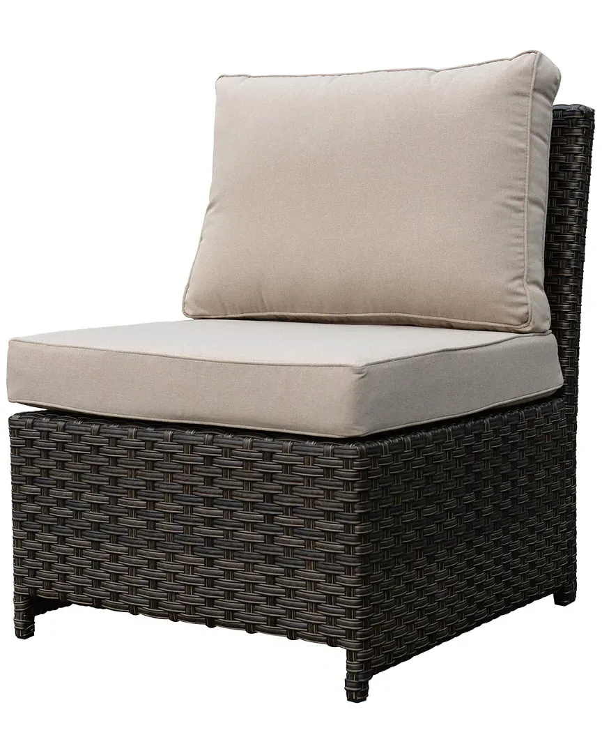 Rooftop Outdoor Chair - Brown, Synthetic Wicker image