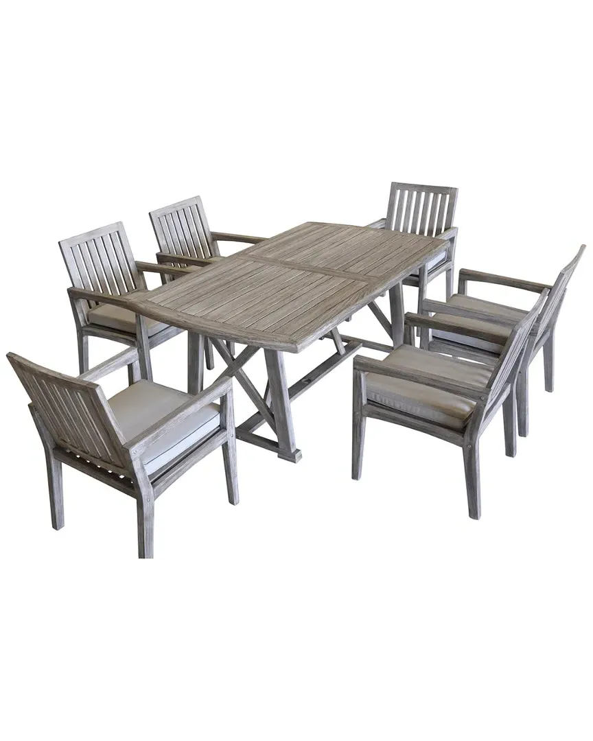 Surf Side Outdoor Dining Chair - Driftwood Gray, Teak