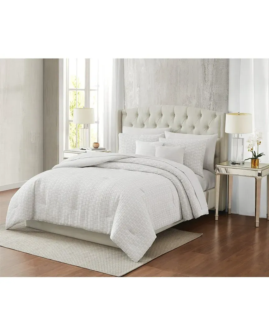 Annabelle Geo Comforter Set - Champagne, Polyester image