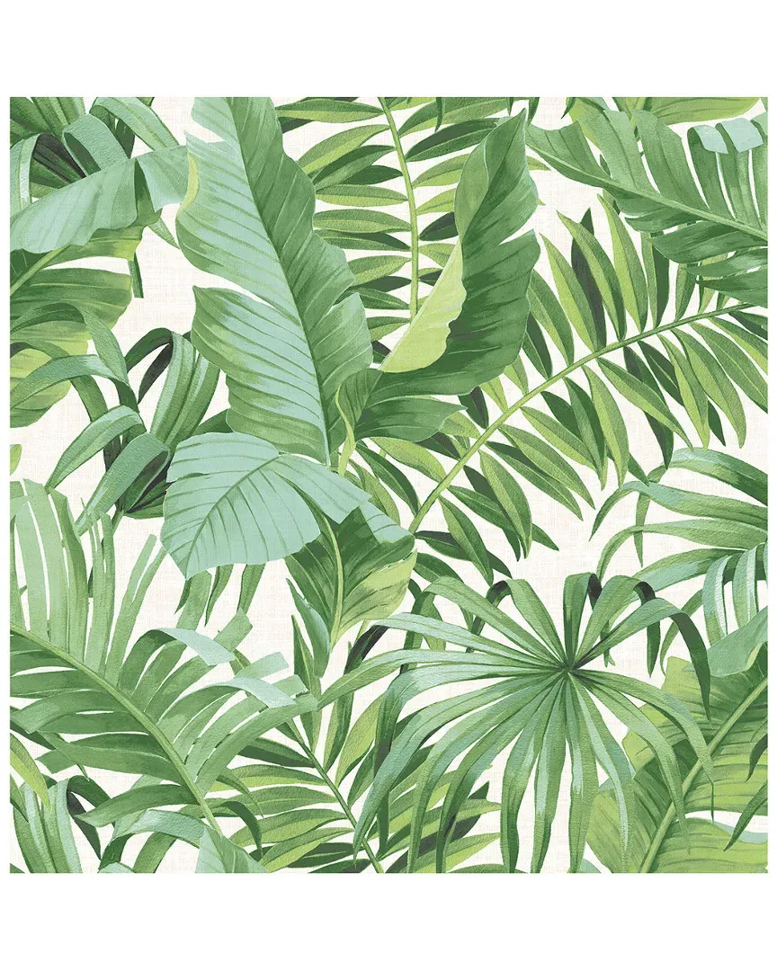 Alfresco Palm Leaf Wallpaper - Green