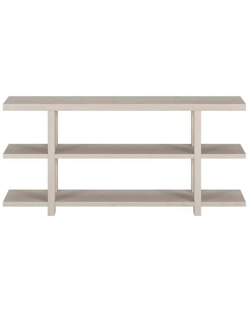 Acosta 64in Rectangular Console Table - Alder White, MDF image