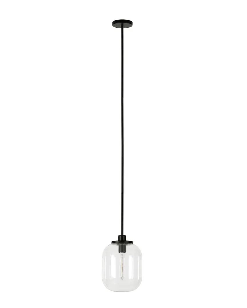 Agnolo Pendant Light with Clear Glass Shade - Bronze image