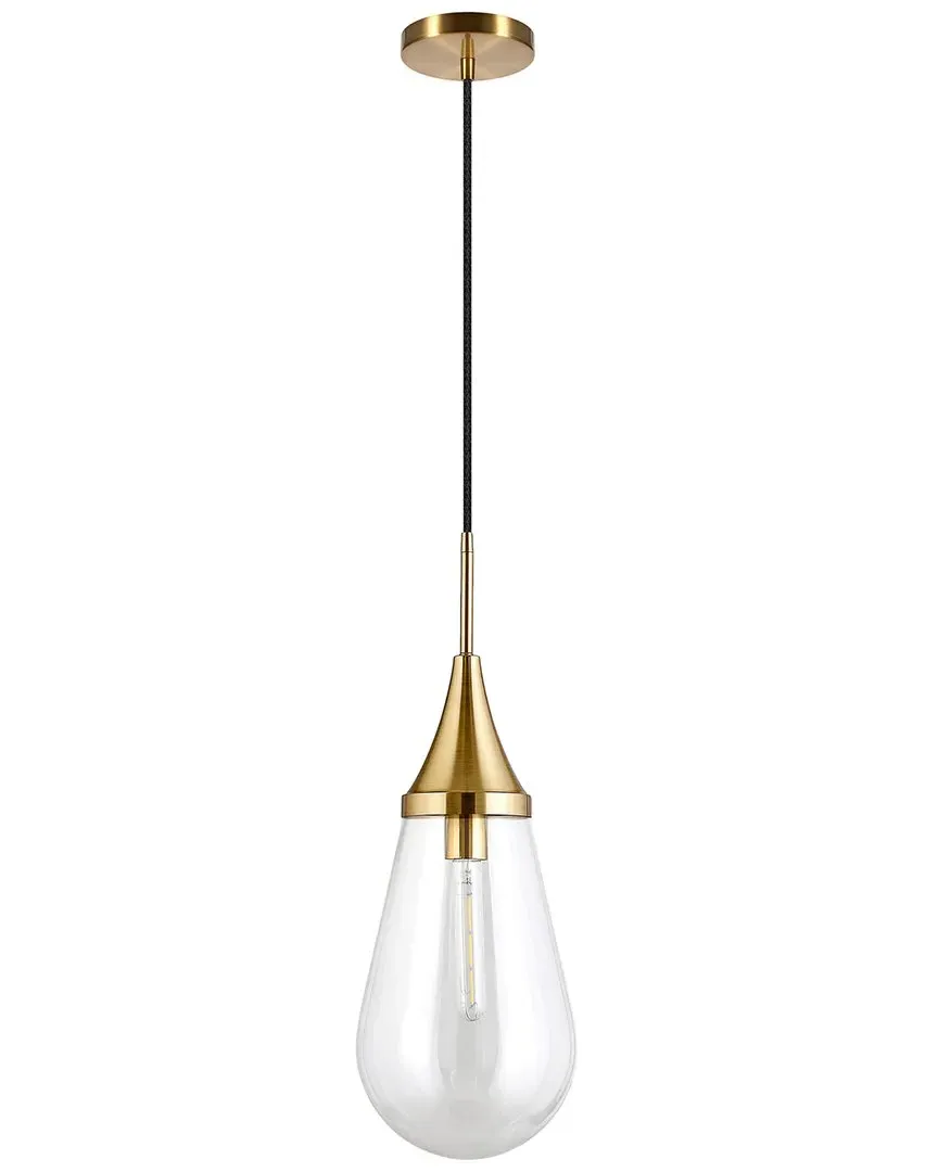 Ambrose Globe Pendant Light - Gold, Glass image