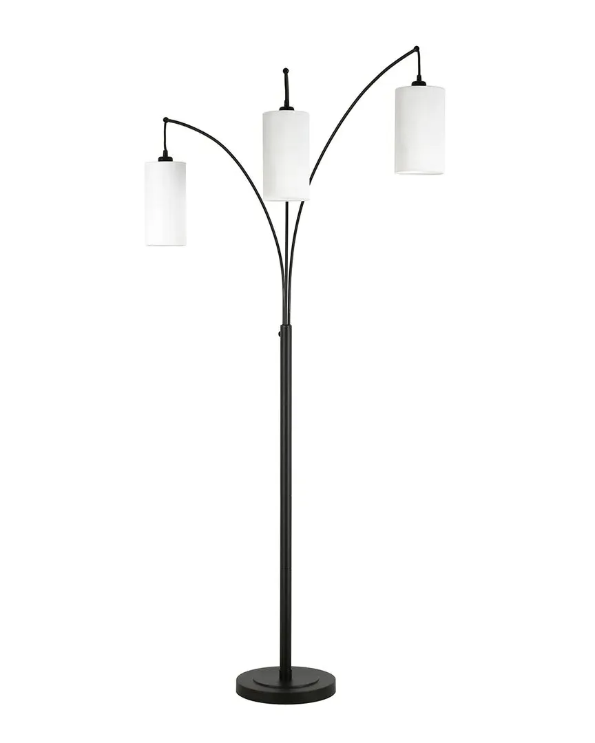 Aspen 3 Light Floor Lamp with Adjustable Arms - Black, Bronze