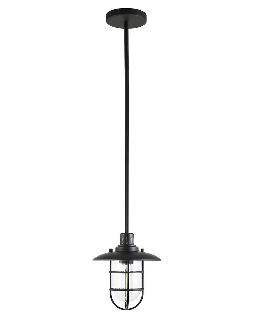 Bay Lantern Pendant Light - Black, Metal image