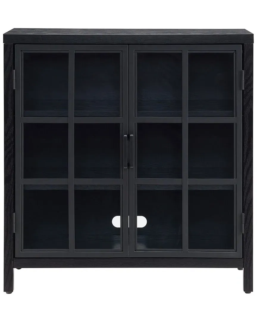 Bennett 32in Rectangular Accent Cabinet - Black image