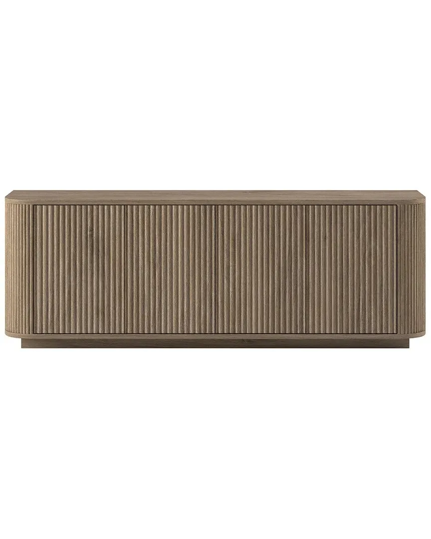 Canton Rectangular TV Stand for TVs up to 75in - Gray Oak