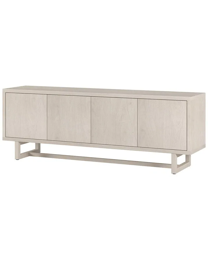 Cutler Rectangular TV Stand For TVs Up To 75in - White, MDF