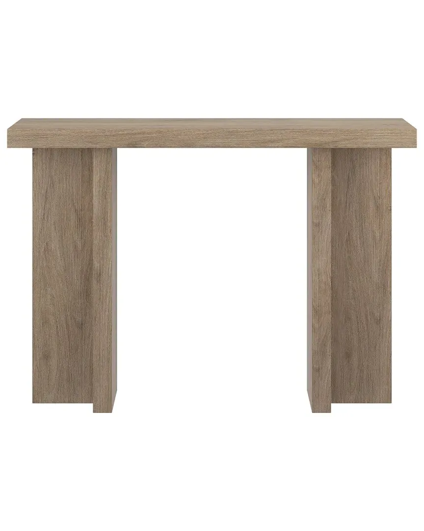 Dimitra 42in Rectangular Console Table - Antiqued Gray Oak image
