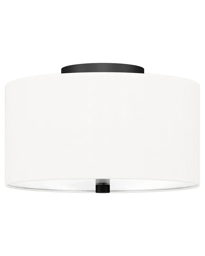 Ellis Flush Mount Light - Black, Metal image