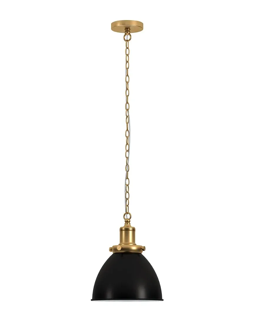 Elodie 12in Wide Pendant with Metal Shade - Blackened Bronze image