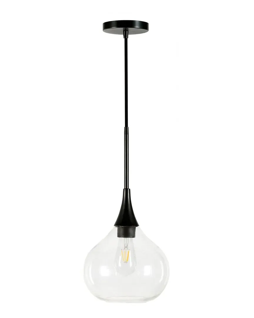 Ida Pendant Light - Black, Clear Glass image
