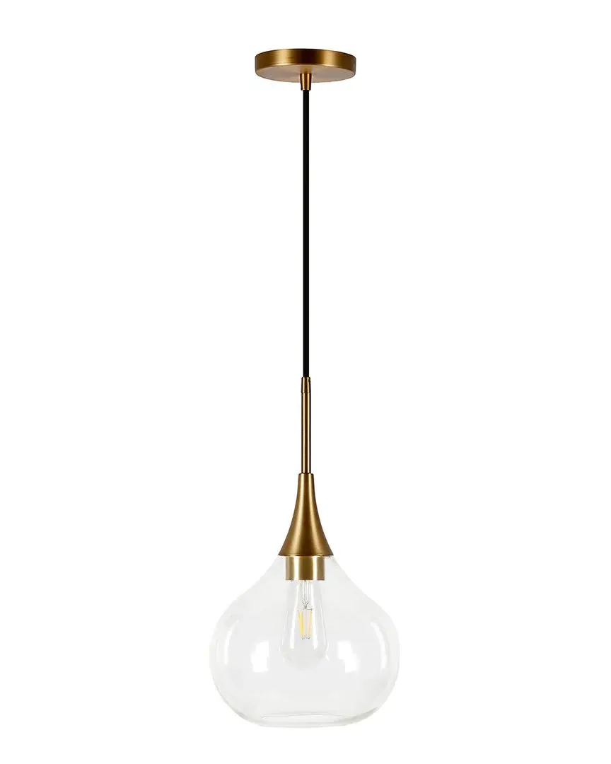 Ida Pendant Light - Brass, Clear Glass