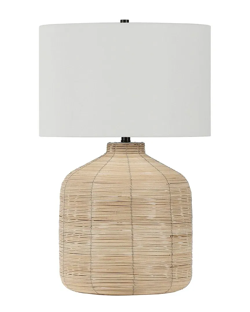 Jolina Oversized Rattan Table Lamp - Brown image