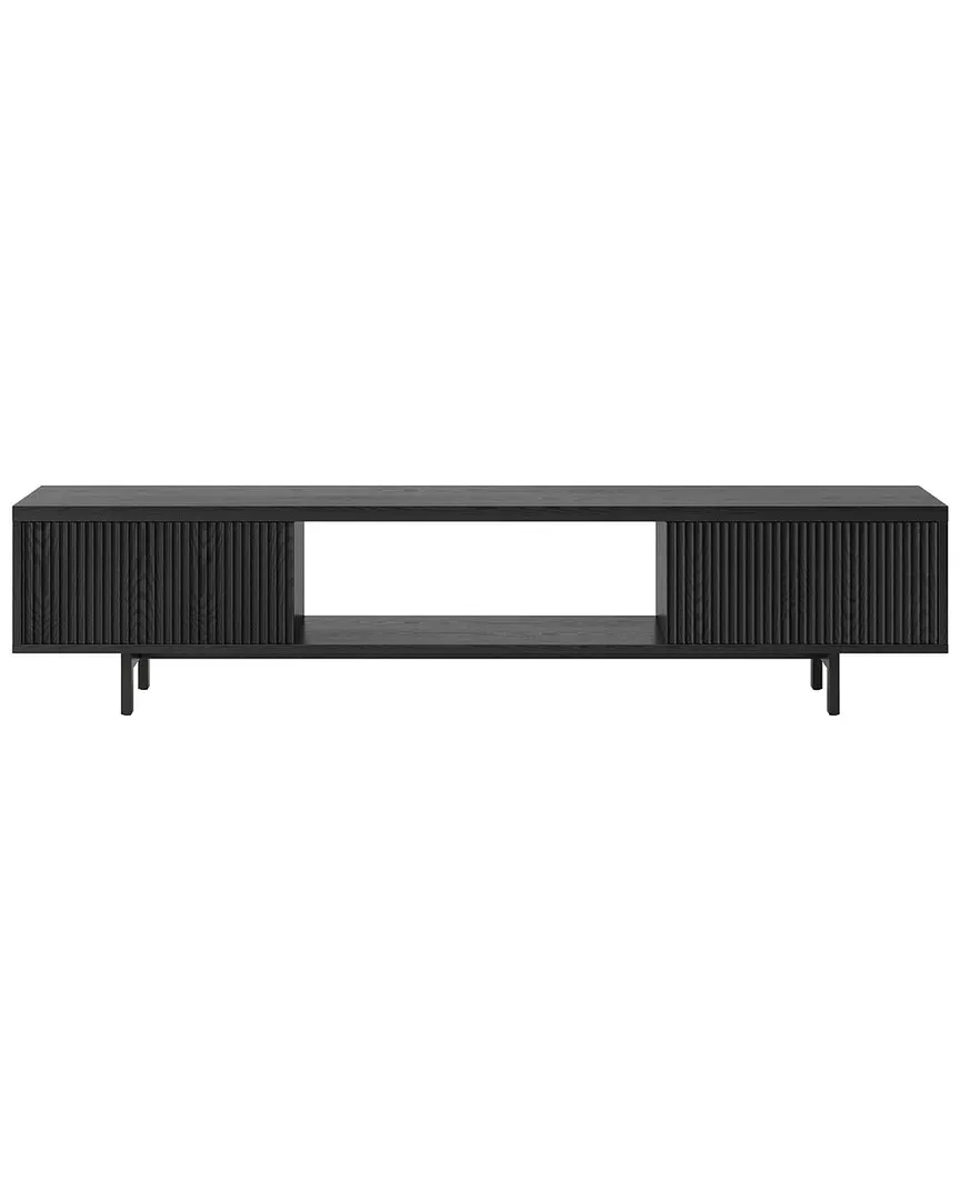 Lucien Rectangular TV Stand for TVs up to 78in - Black image