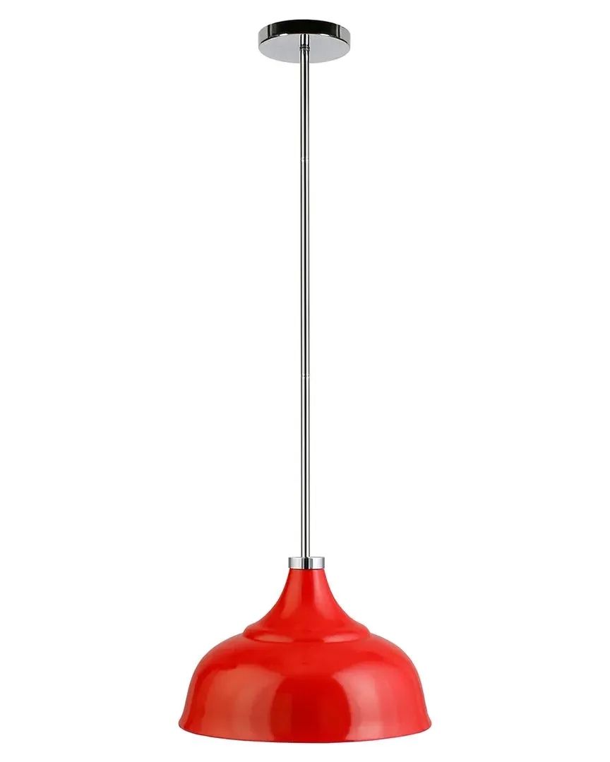 Mackenzie Pendant Light with Metal Shade - Red