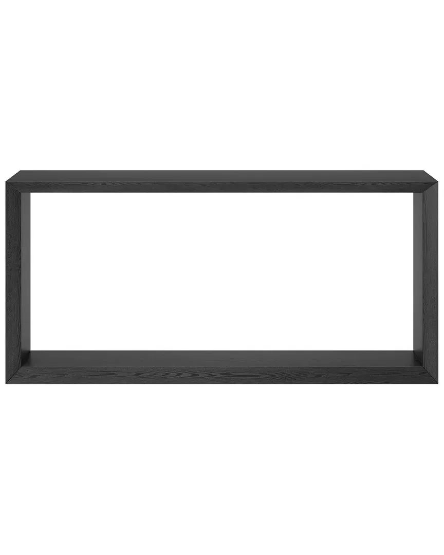 Osmond 64in Rectangular Console Table - Black, MDF
