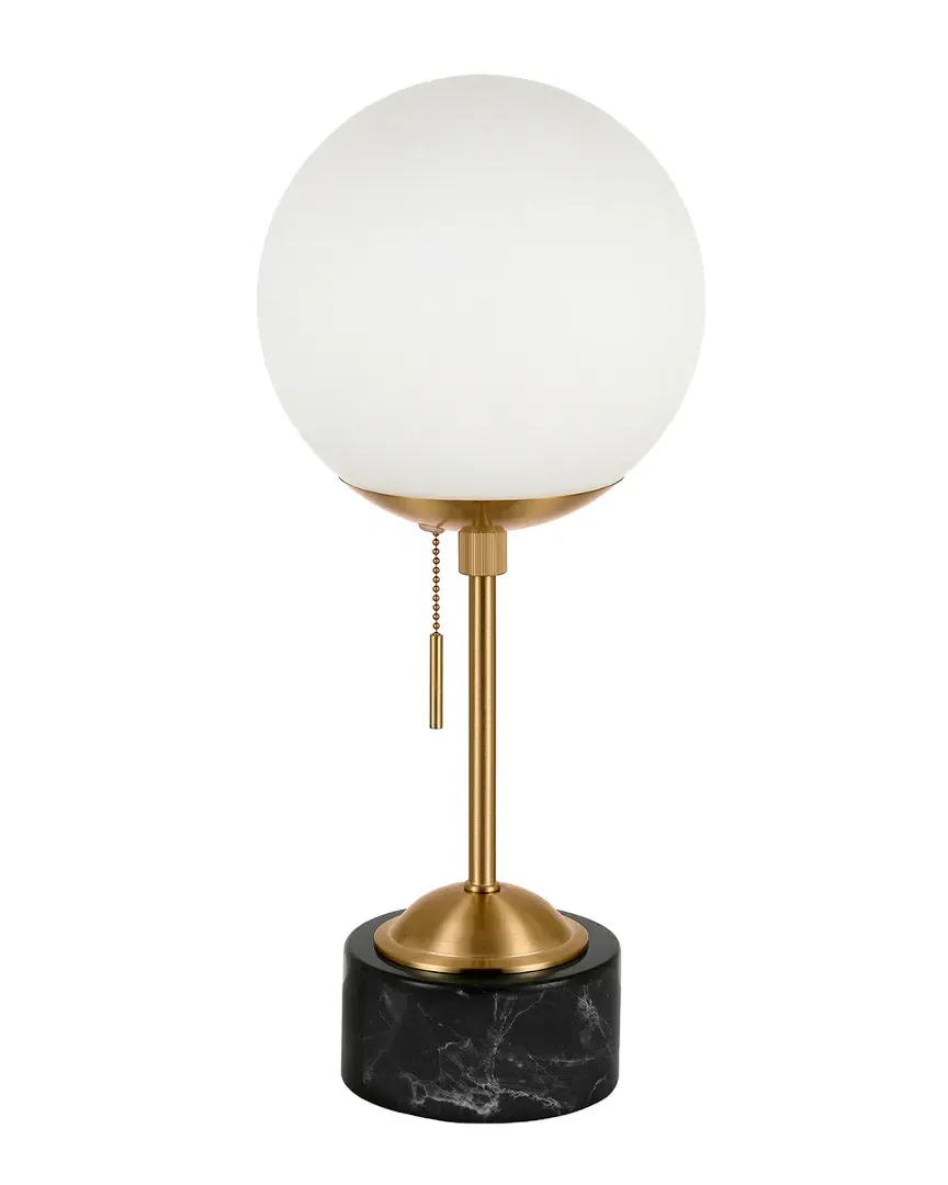 Reagan 17.75in Table Lamp - Gold, Marble image