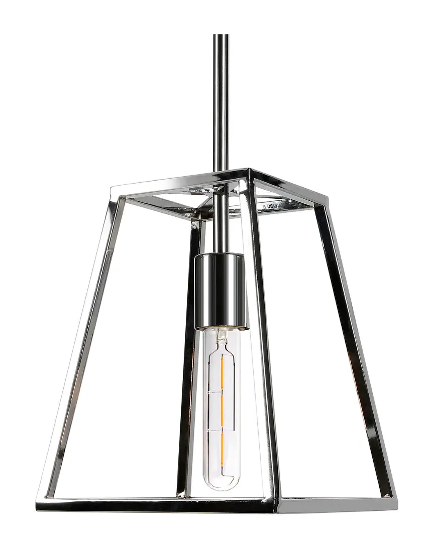 Rhom Framed Pendant Light - Nickel image