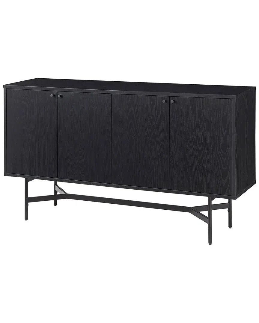 Richmond 58in Wide Rectangular Buffet Table - Black image
