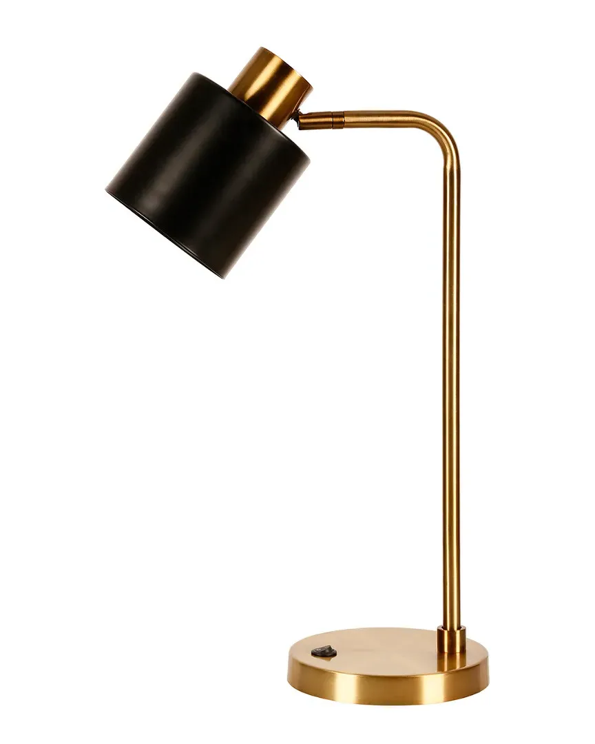 Thew Dome Table Lamp - Black, Brass image