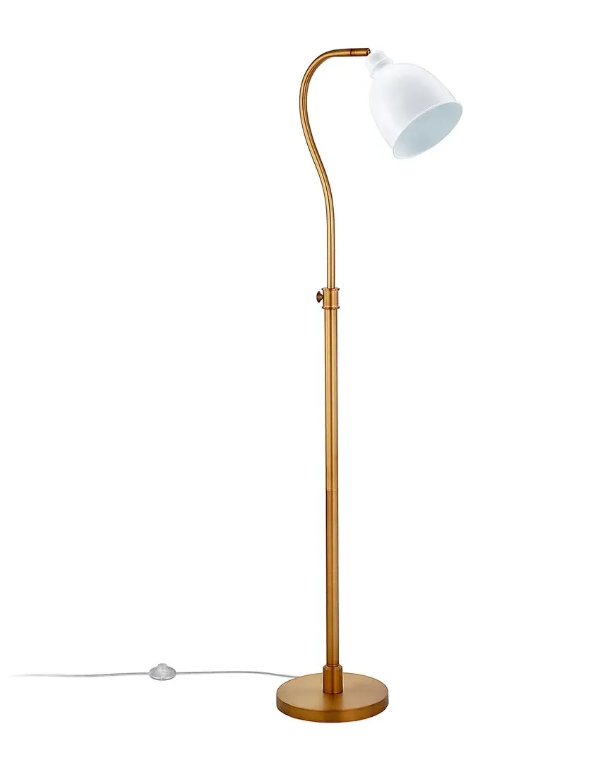 Vincent Adjustable Arc Floor Lamp - Brass, Metal image