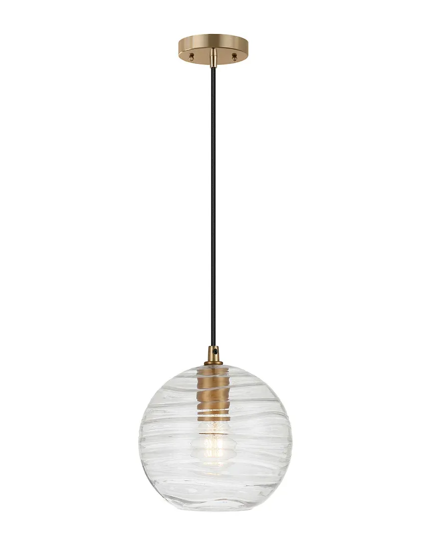 Wayve Spherical Pendant Light - Gold, Glass