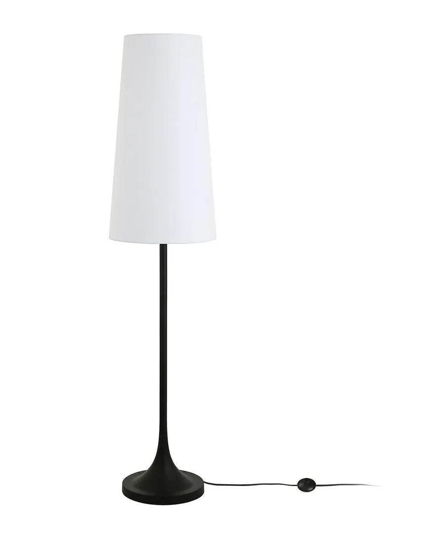 Yana Floor Lamp with Tulip Base - Black, Bronze