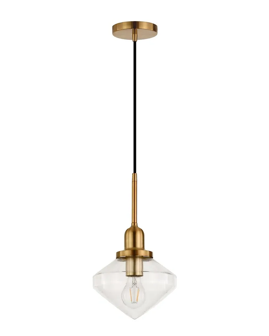 Zariza Pendant Light - Brass, Clear Glass image