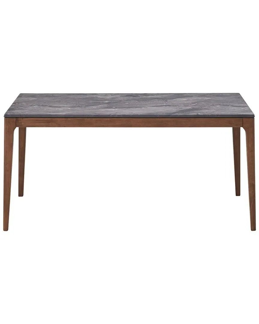 Bevis Dining Table - Walnut, Engineered Stone