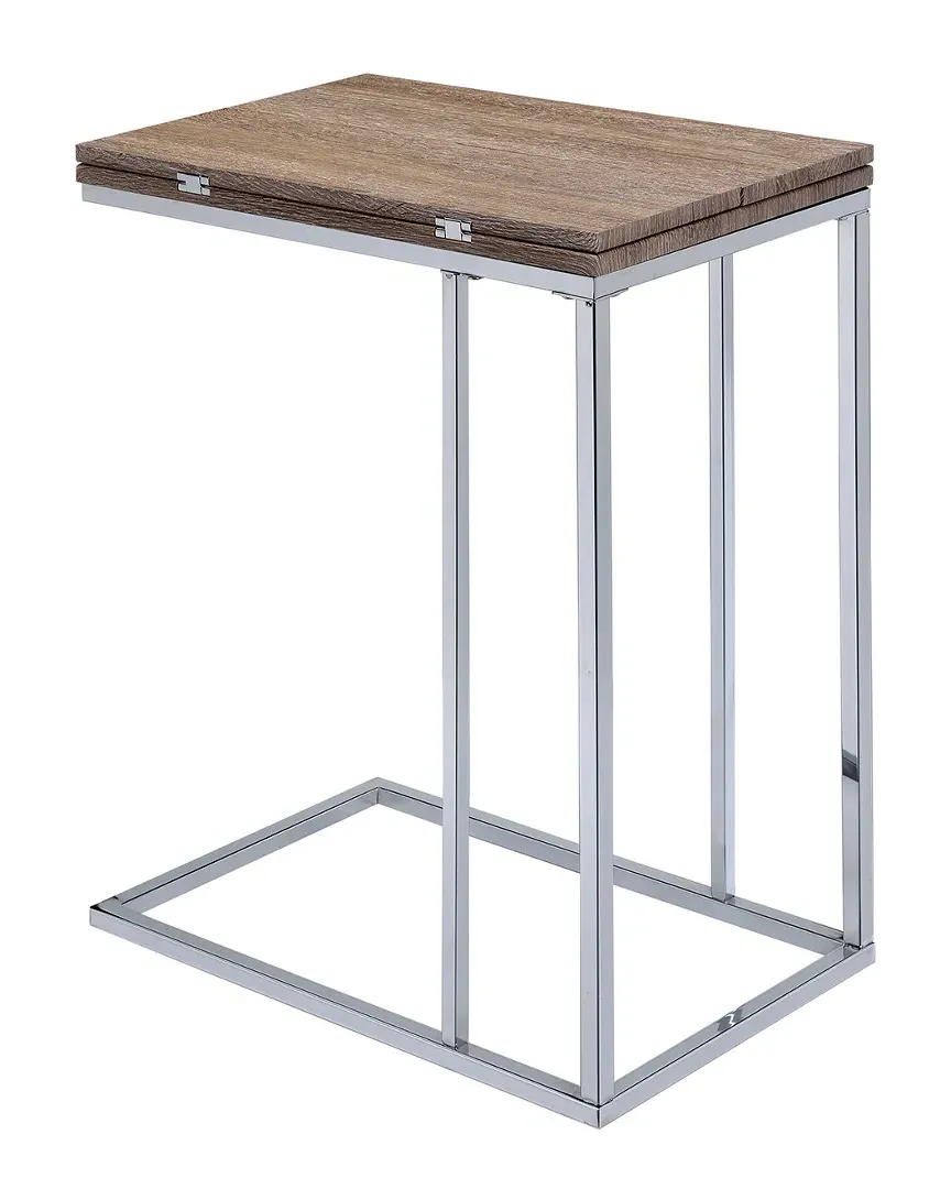 Danson Rectangular Side Table with Extension - Weathered Oak image