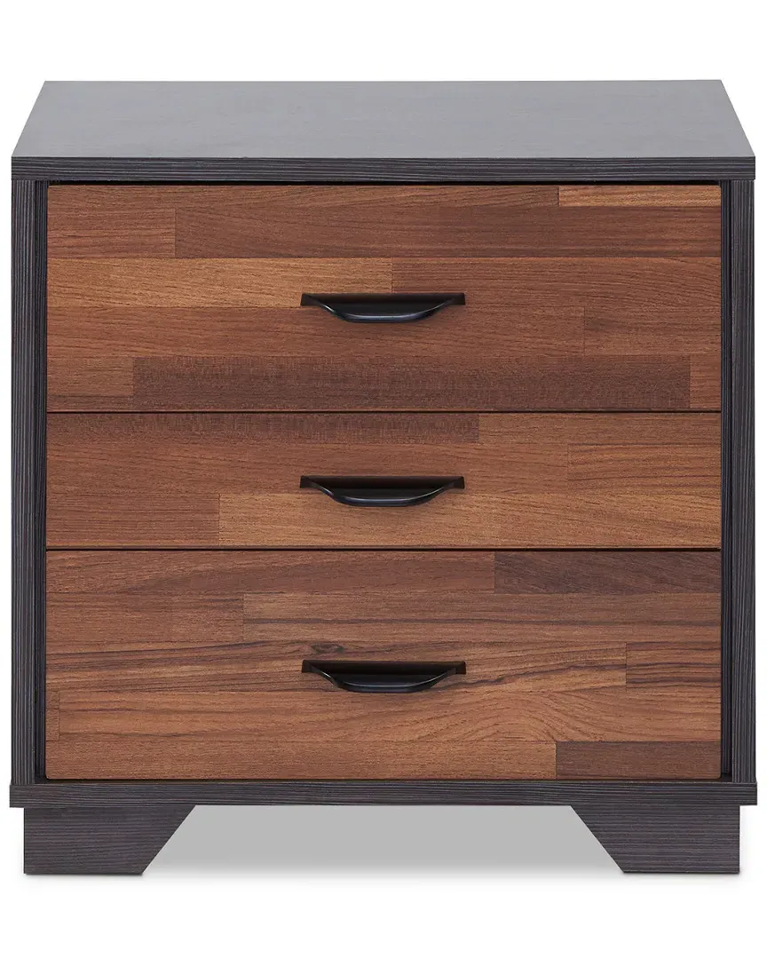 Eloy 3-Drawer Accent Table - Walnut, Espresso image