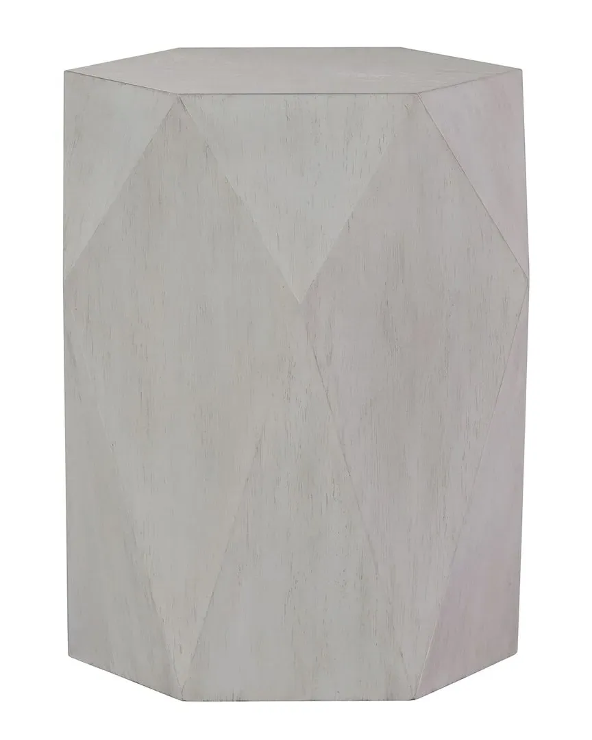 Hanniel End Table - White, MDF