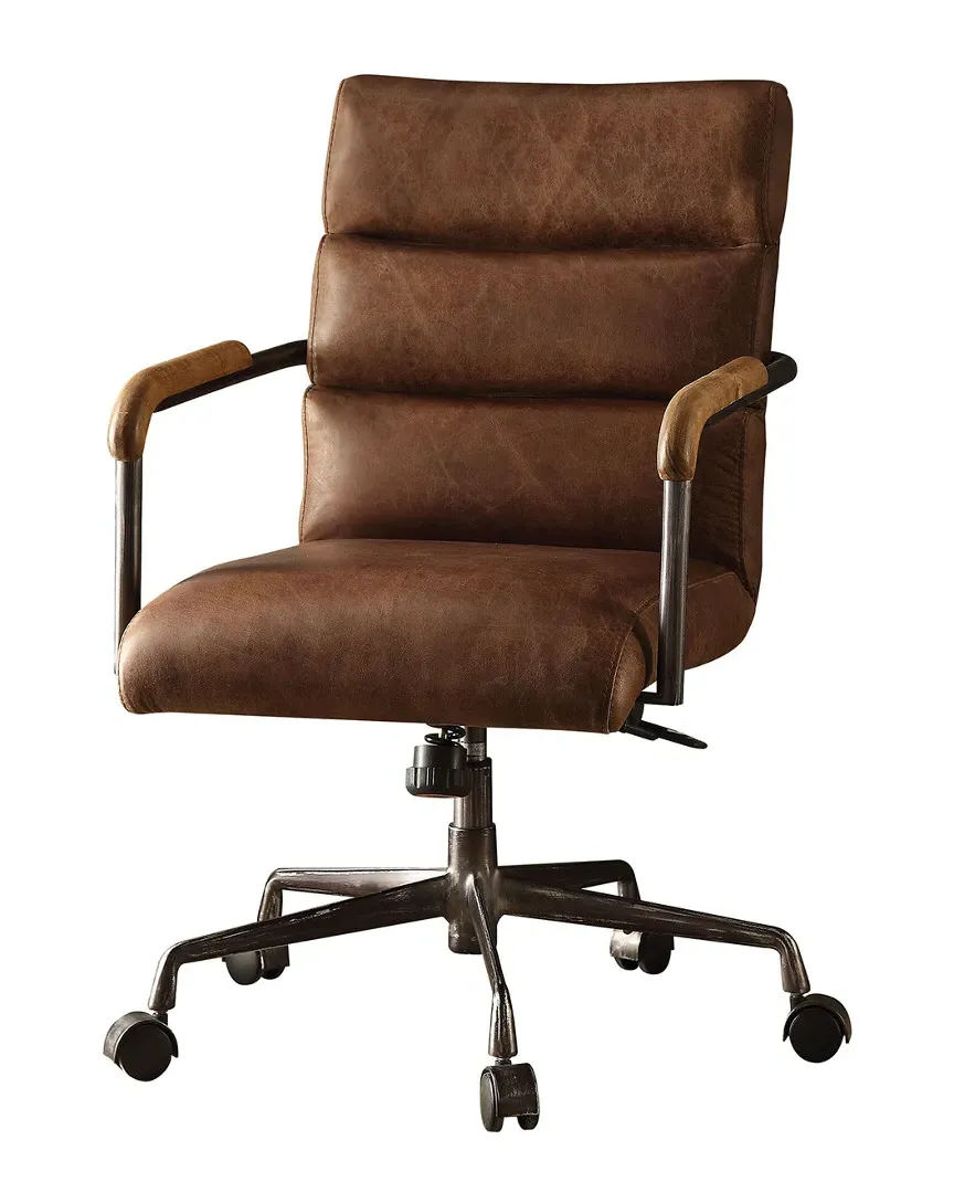 Harith Executive Office Chair - Retro Brown, Top Grain Leather image