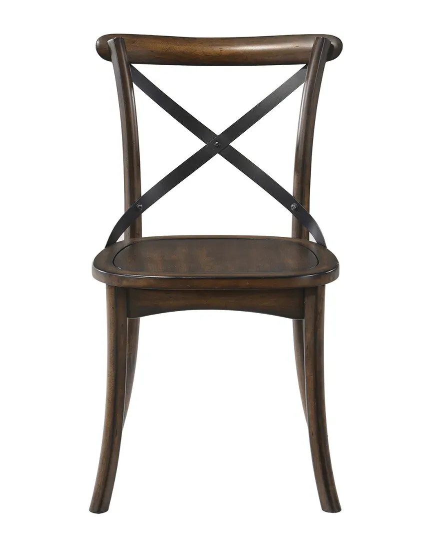 Kaelyn Side Chair Set of 2 - Dark Oak