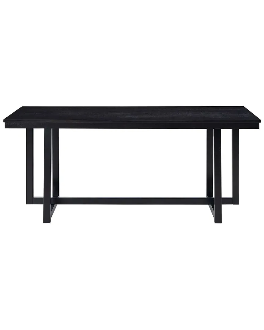 Kini Dining Table - Black, Rubber Wood image