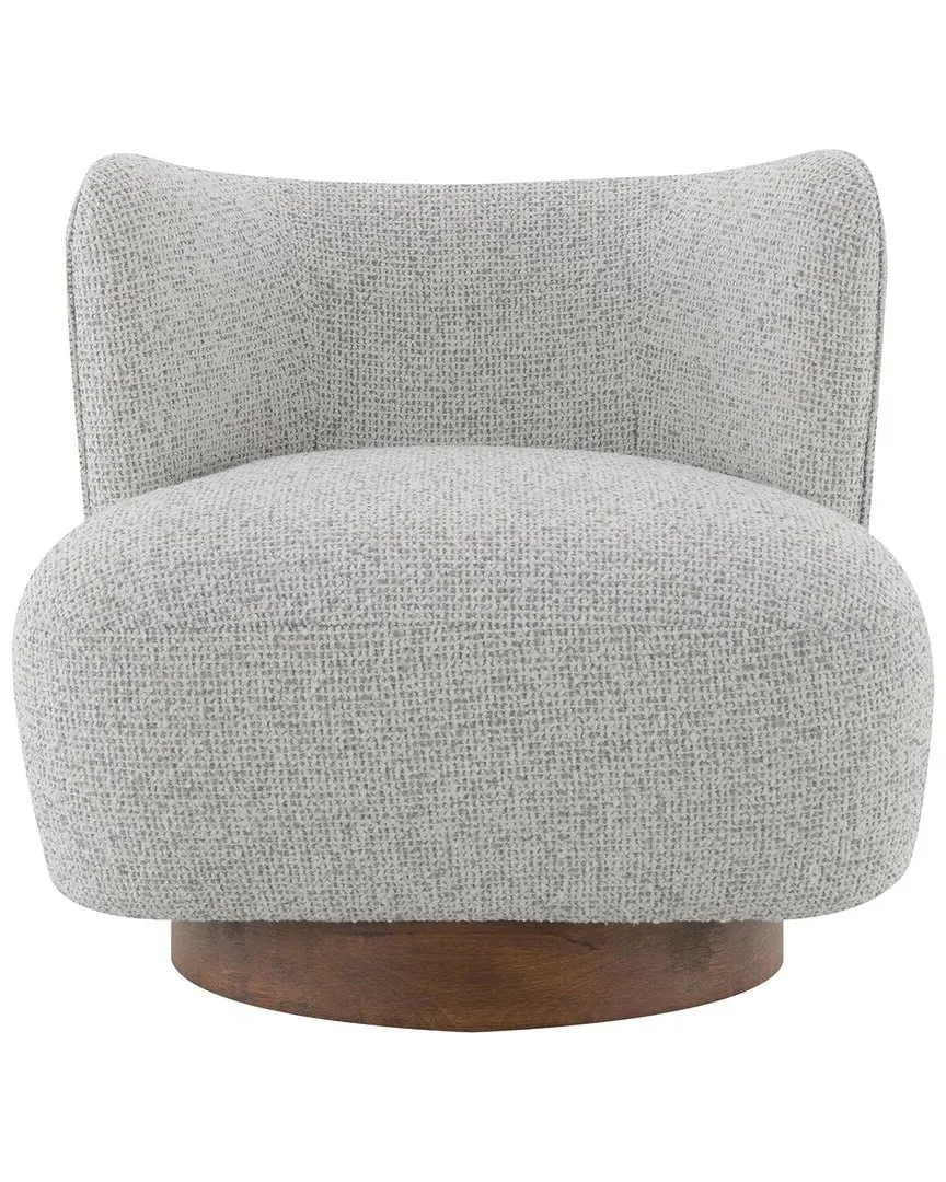 Lisa Accent Chair - Grey, Tweed image
