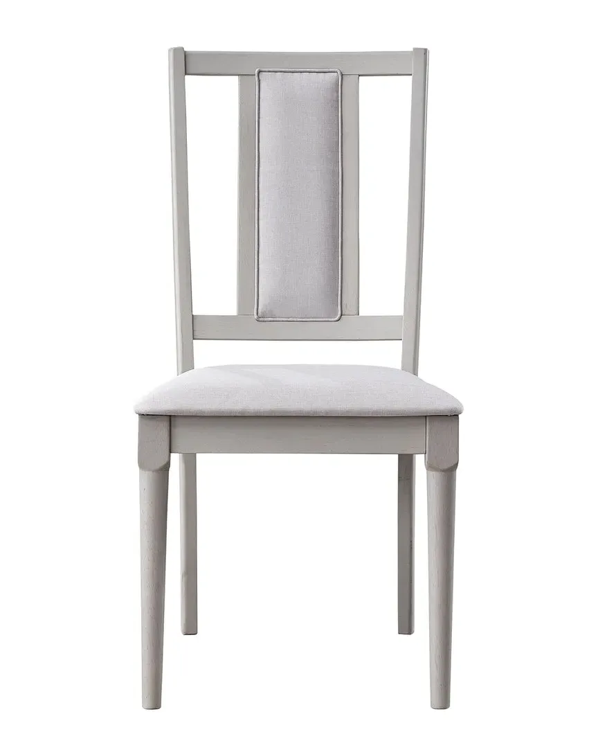 Marta Side Chair Set of 2 - Beige, Fabric