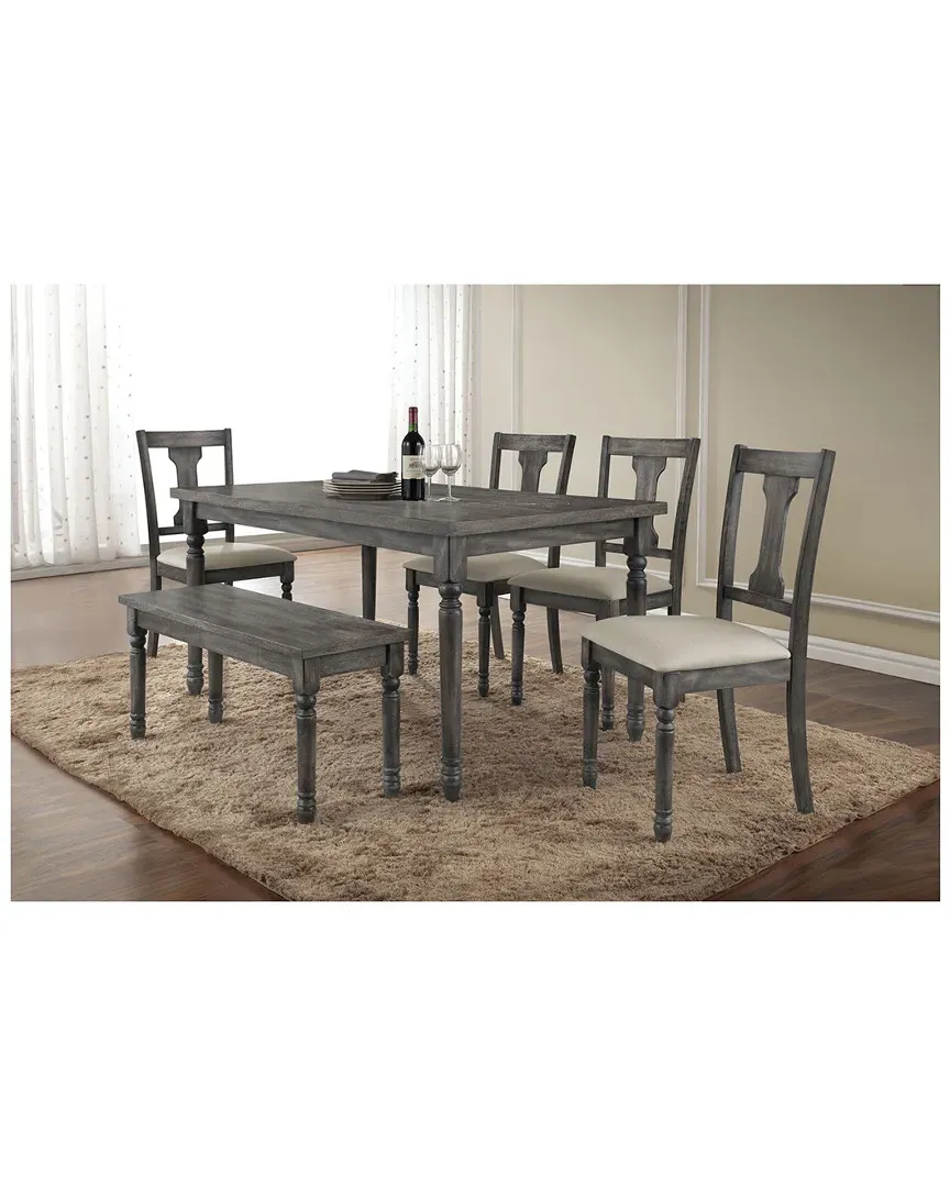 Wallace Bench with Storage - Weathered Gray, Wood image