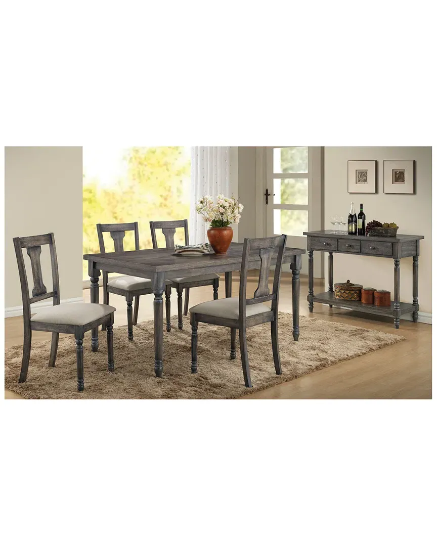 Wallace Side Chair Set of 2 - Tan, Linen image