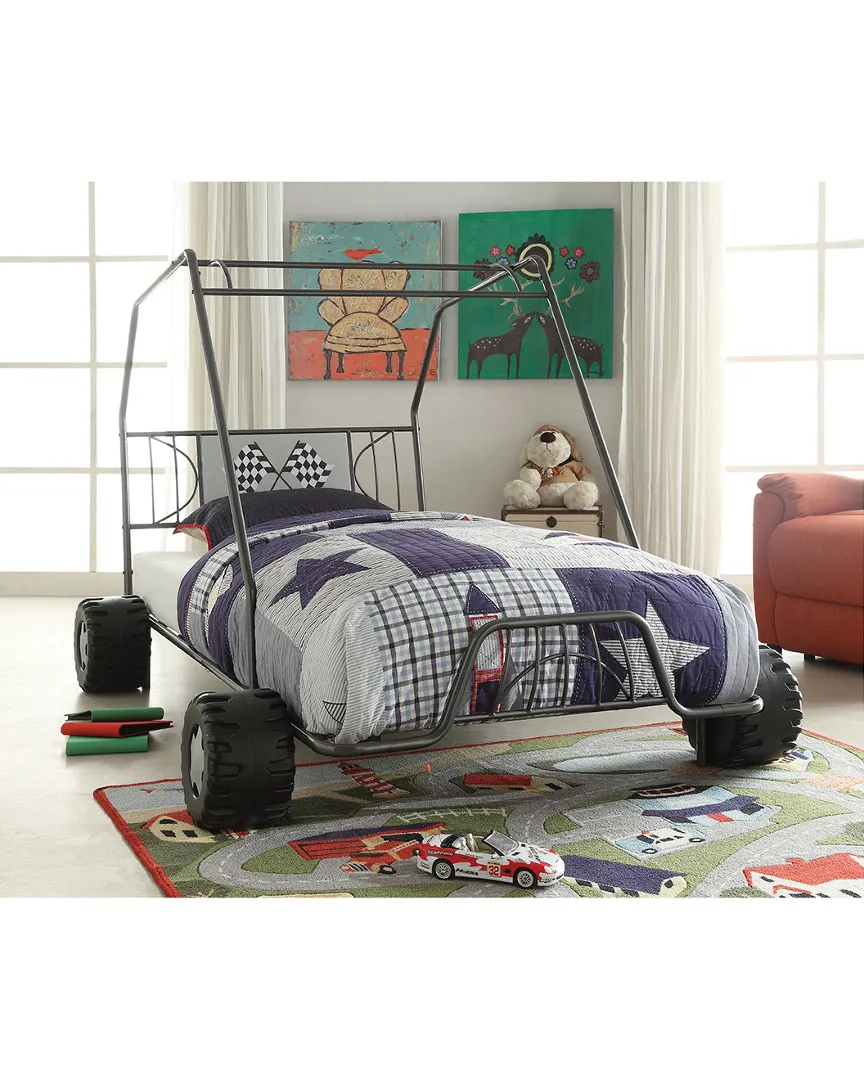 Xander Twin Bed - Gunmetal, Steel image