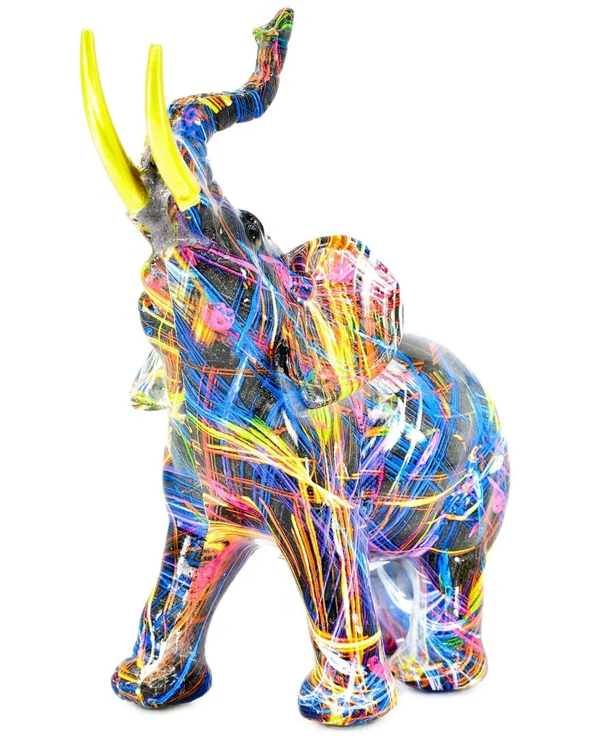 Abstract Elephant Sculpture - Multi, Resin image